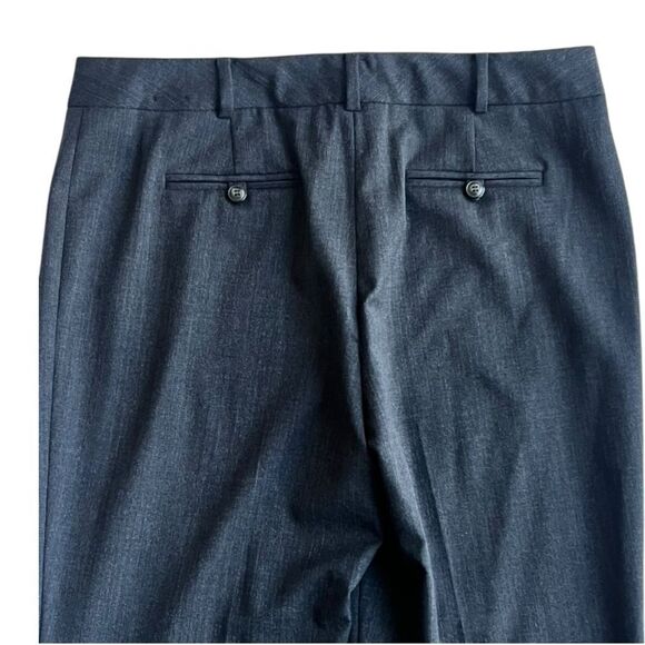 Jones New York High Rise Straight Leg Wool Blend Gray Casual Slacks Pants sz 10 - Picture 5 of 11